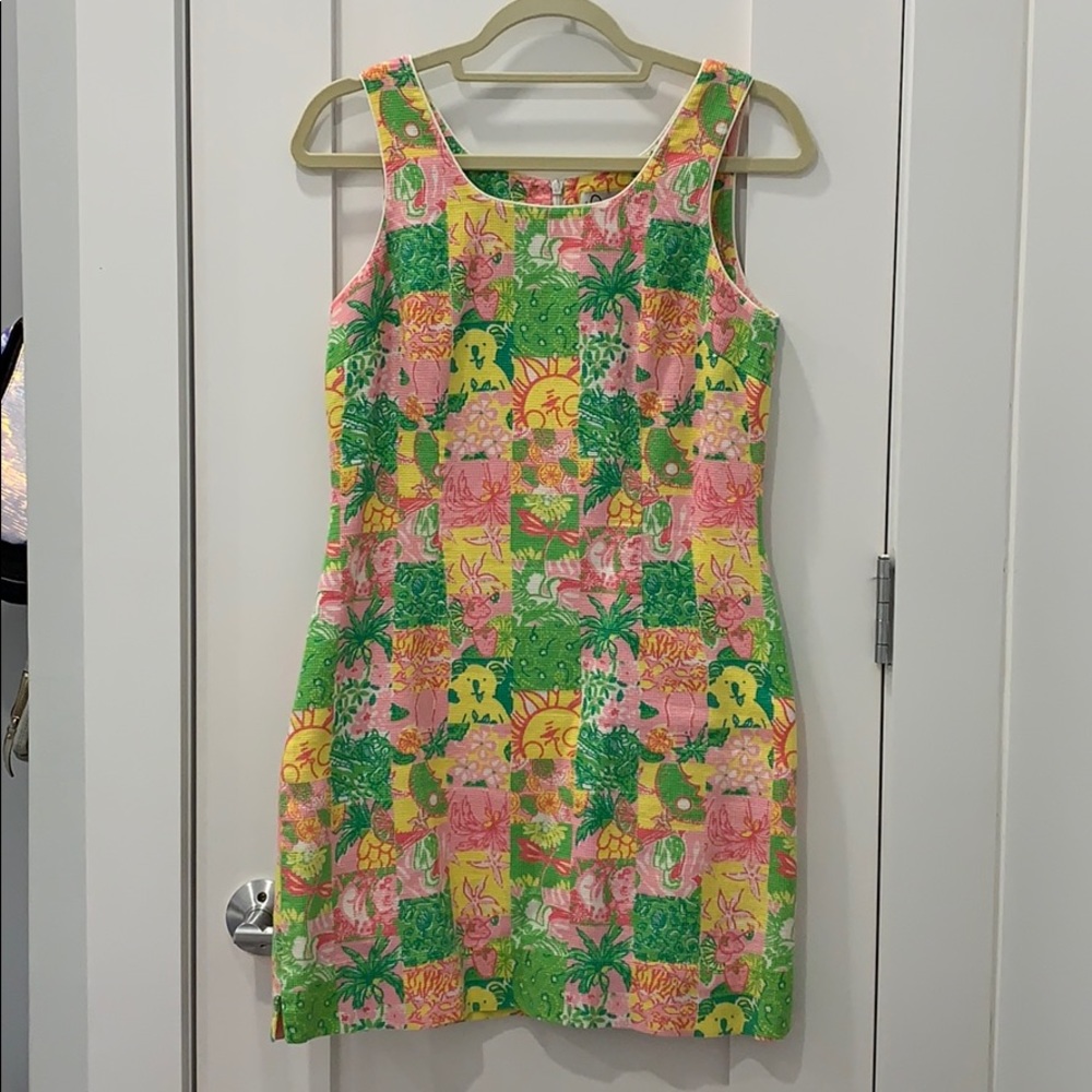Lilly Pulitzer Vintage Patchwork Koala Sun Shift